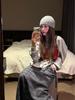 2026 Korean Style Spring T-shirt & Knit Camisole Two-Piece Women's Set