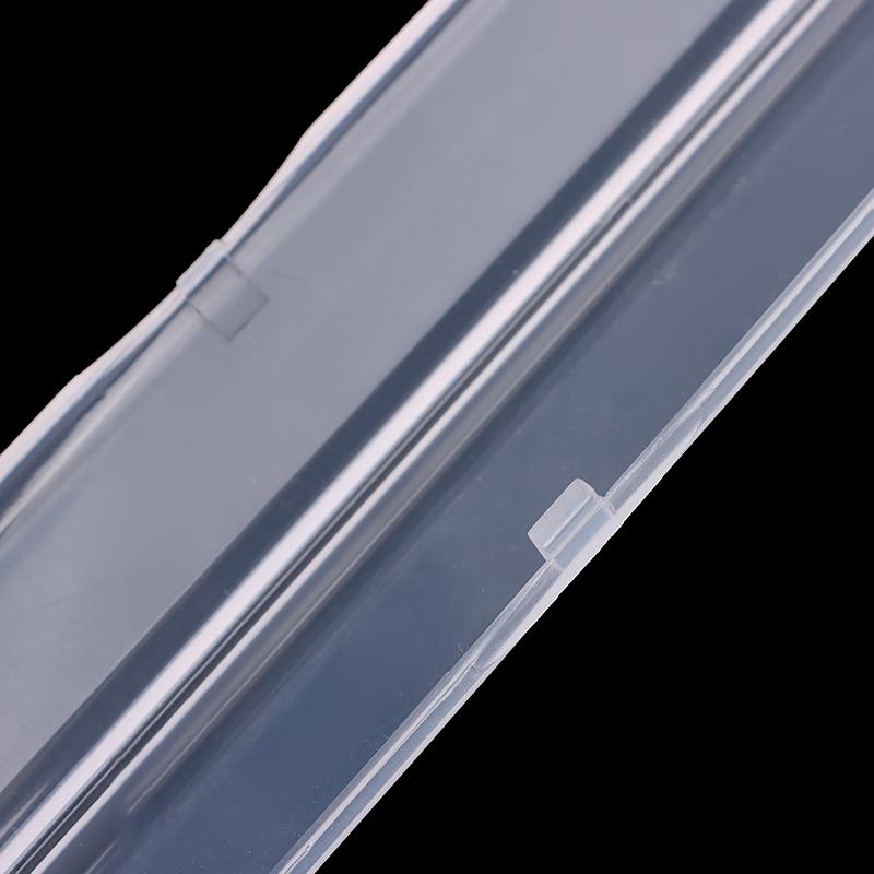 1Pcs Storage Box Accessory Transparent Disposable Nail File Organiser Storage Box Transparent Cotton Swab Organizer Storage