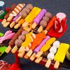 Cosplay Kids Barbecue Food Toy Multi-set Simulation Food Toy Set  for Kids Toddlers