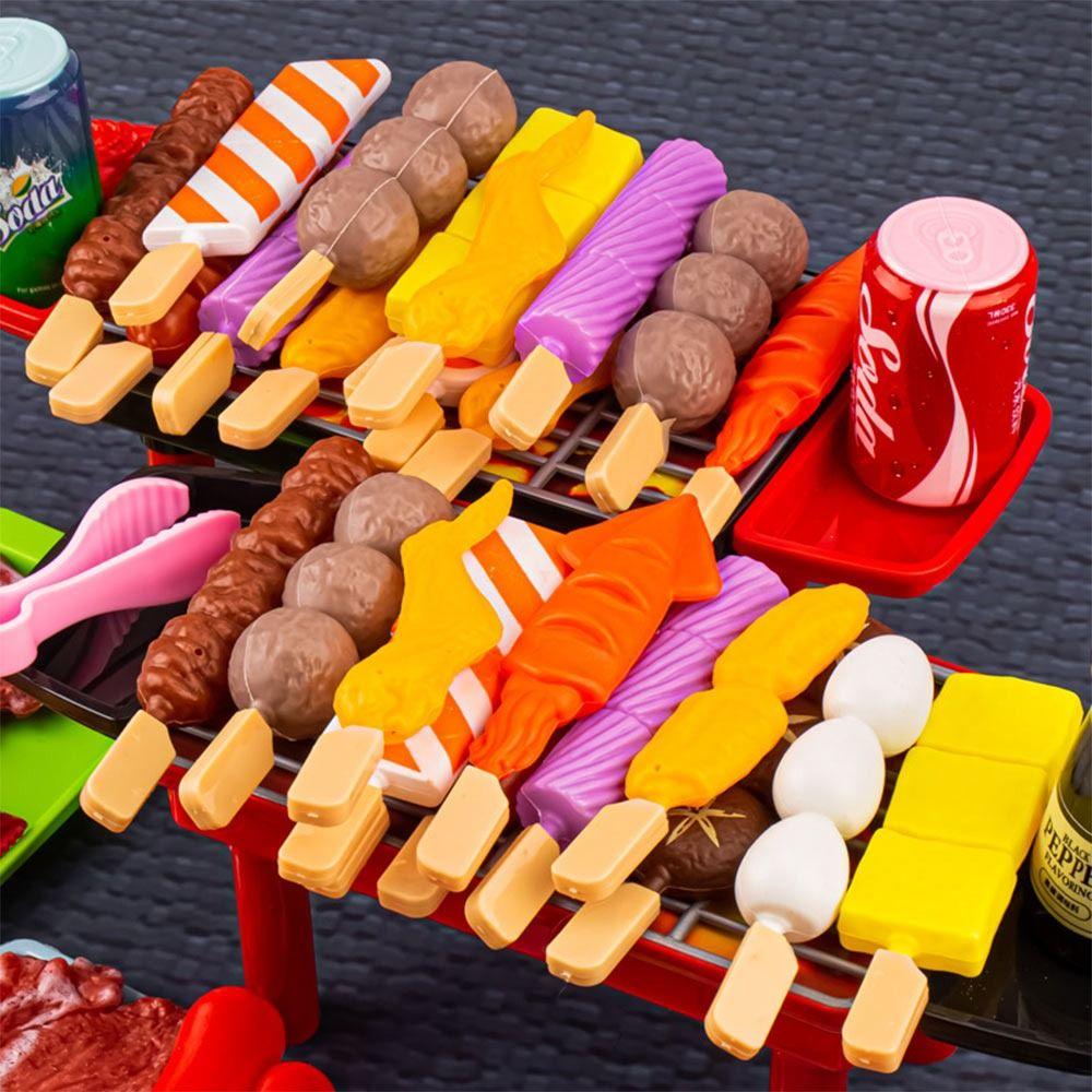 Cosplay Kids Barbecue Food Toy Multi-set Simulation Food Toy Set for Kids Toddlers