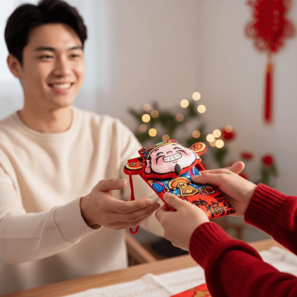 Cartoon Red Envelope Bag Traditional Bless Fortune Pocket Cute Hongbao Children's Use