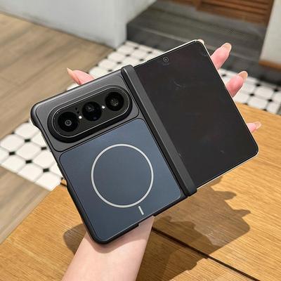 Applicable To Huawei puraXMax Folding Mobile Phone Case, New Magnetic Charging X1 Dual Central Axis  X1 Anti-drop Hard Case