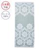 Nishikawa Imabari Face Soft and Made in TT24103003 Towel, 34x80cm, Washable, 100% Cotton, Fluffy, Japan, Green,