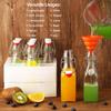 8oz flip top glass bottles,swing top glass bottles with lid for Home Brewing,2nd Fermentation,Kombucha,Vanilla,Extract,Juice