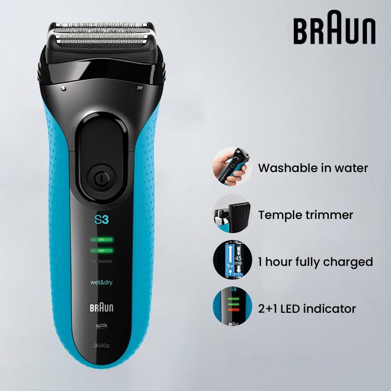 Braun S3 3040s Electric Shaver Men's Electric Shaver gift for Father /Boyfriend
