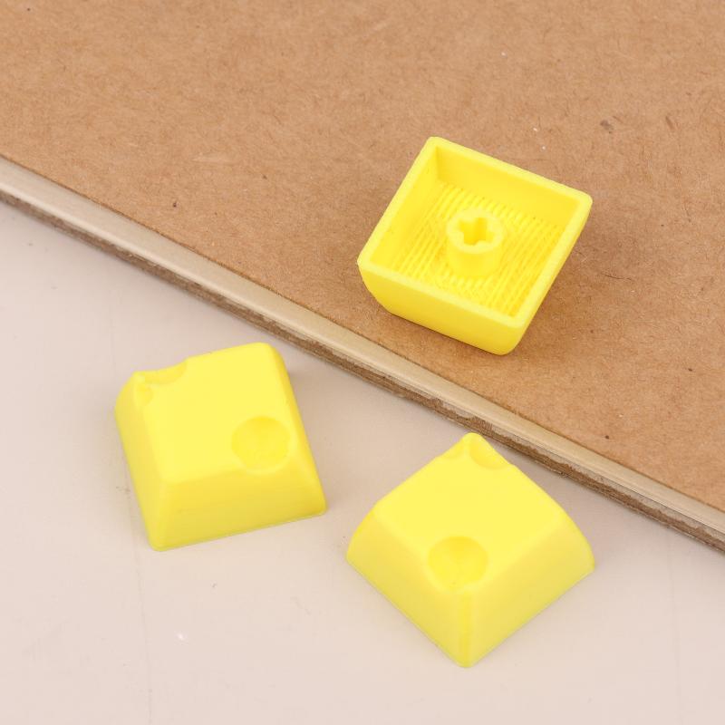 4Pcs Chesse Cake Cube Keycap For Mechanical Keyboard Keycaps Cartoon Cute Personality Keyboard Decorations 4Pcs