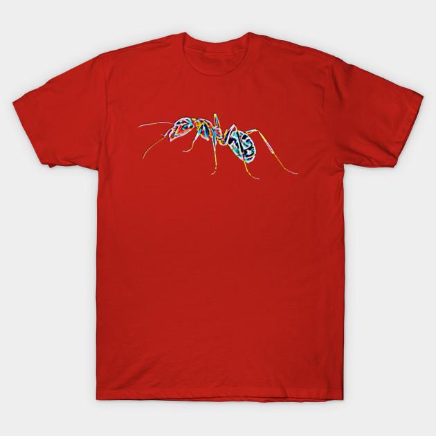 Unisex Fashion TShirt Ant Print TShirt Plus Size S-5XL T-Shirt 100%Cotton Tops O Neck Short Sleeve Tees