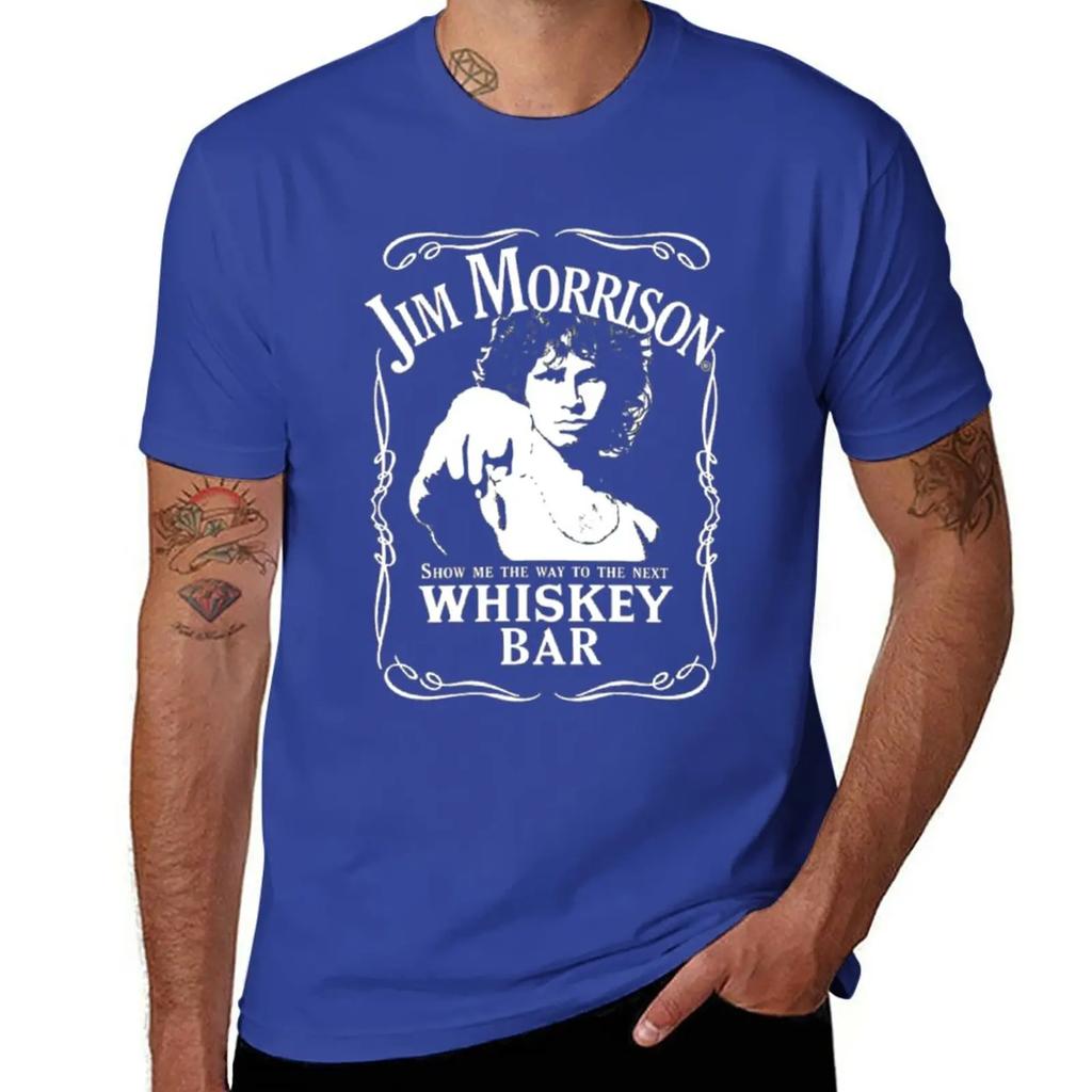 Jim Morrison T-Shirt Aesthetic Clothes Tops Cute Tops Men Workout Shirt
