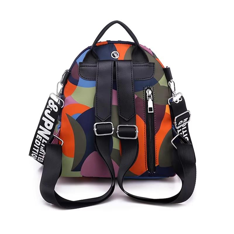 Women's Waterproof Oxford Backpack, Fashion Camouflage Multifunctional 3-in-1 Travel & School Bag, Single Shoulder Crossbody Daypack