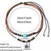 Retro Chinese Style Floral Woven Pendant Chain Necklace