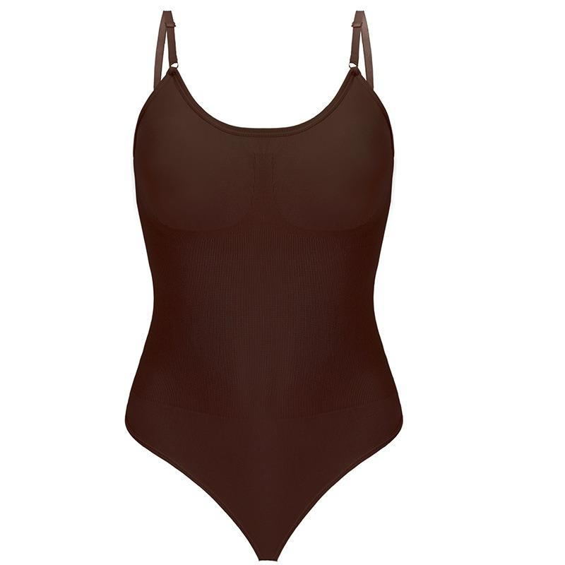 Seamless Shapewear Bodysuit Tummy Control Butt Lifting Plus Size Sling Thong Bodyshaper