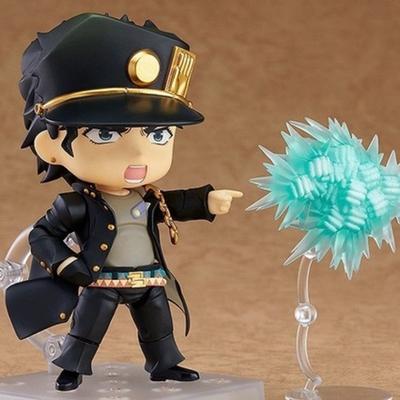 #985 Jotaro Kujo JoJos Bizarre Adventure Chibi Articulated Action Figure Face Swap Collectible Model Gift For Fans