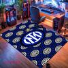 Inter Milan Logo Carpet Rug for Living Room Bedroom Home Sofa Decoration,Kids Play Nonslip Floor Mat