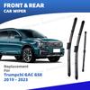 LHD Front Rear Windshield Wiper Blades For Trumpchi GAC GS8 MK1 2019 2020 2021 2022 2023 Windscreen Window Brushes Accessories