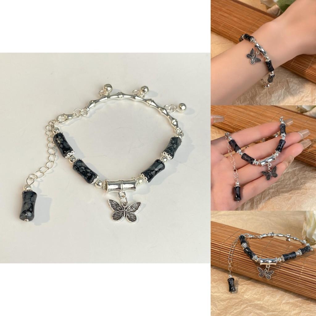 Chic Alloy Butterfly Tassel Bracelet For Women Ideal For Everyday Wear