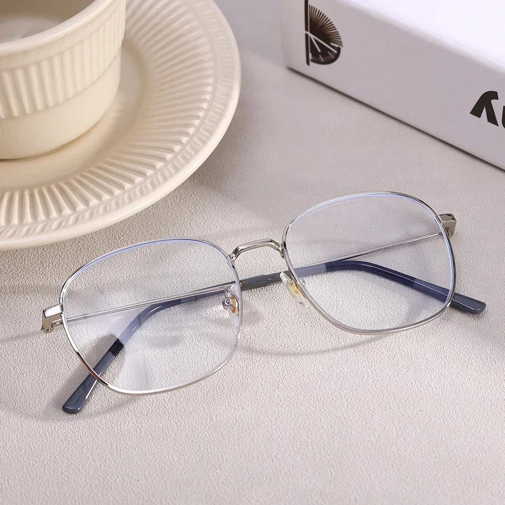

Элегантные очки с защитой от синего света женские летние черная оправа оптические очки компьютерные очки для чтения защита глаз Anti-blue light серебряный