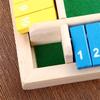 4 Player Wooden Shut The Box Dice Games Classics Close The Box Game for Adults Kids Family Classroom Home Party or Pub