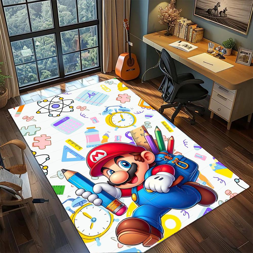 

Mario Non Slip Interior Decoration Floor Mat, Washable Large Area Rug Carpet Gamer Bedroom.-TING 60x90cm