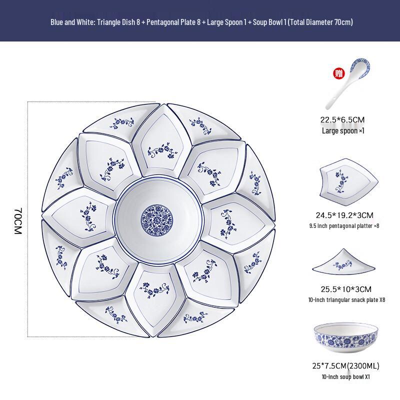 Naijiang Chinese Ceramic Dinnerware Sets