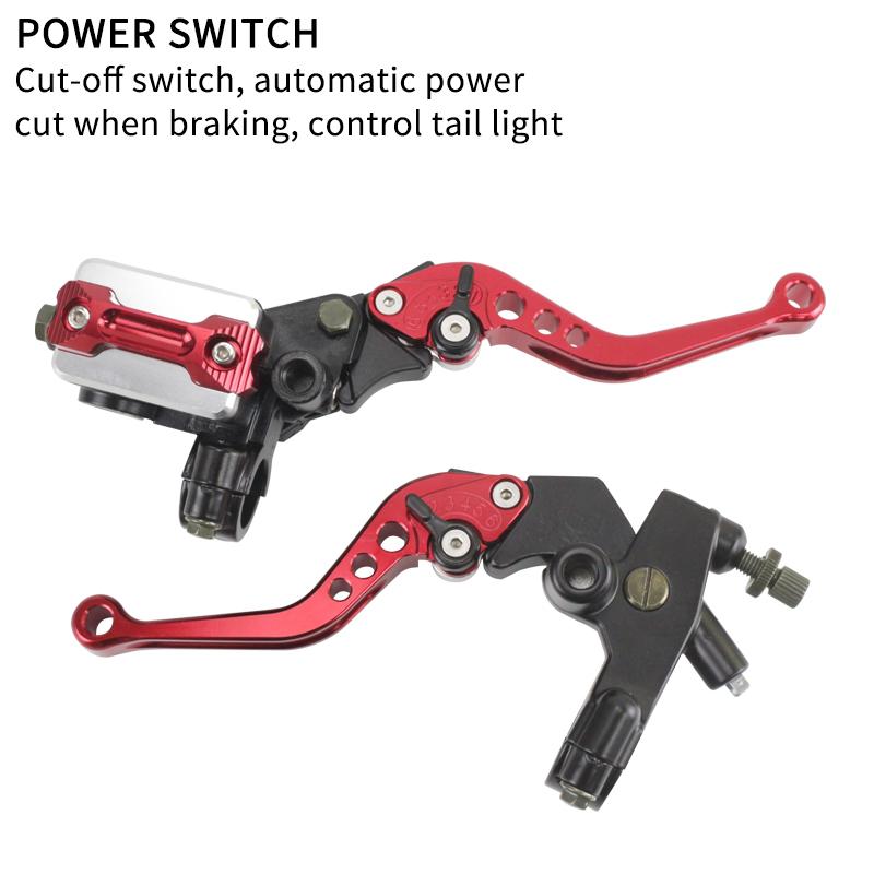 22mm Brake Clutch Pump Master Cylinder Handles Motorcycle Lever Handlebar Hydraulic Clutch Accessories For ATV Electric Moto