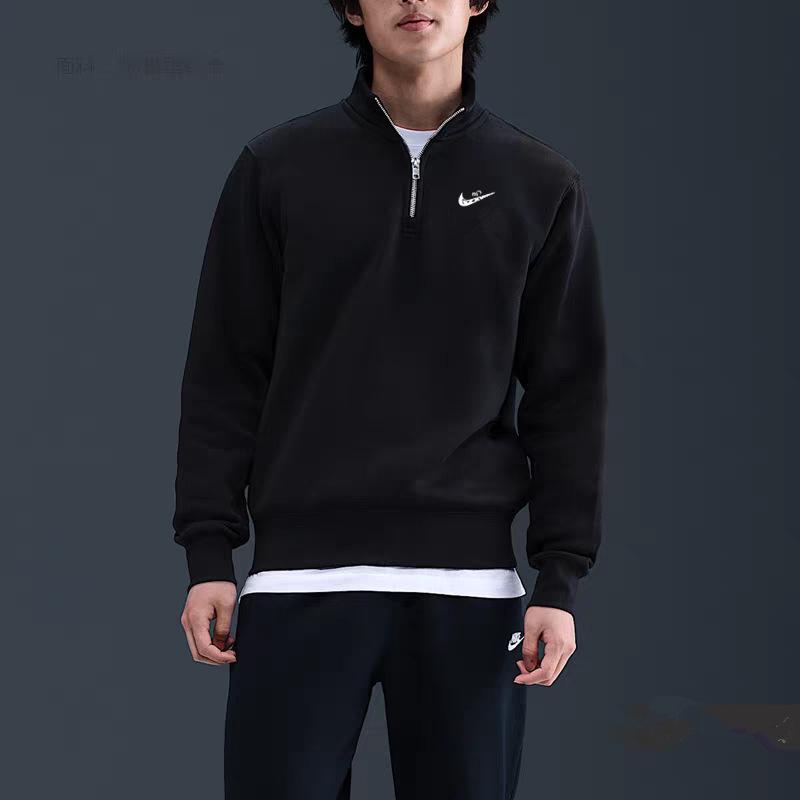 Men's Stand Collar Half-Zip Hoodie - Trendy Spring/Autumn Pullover Top