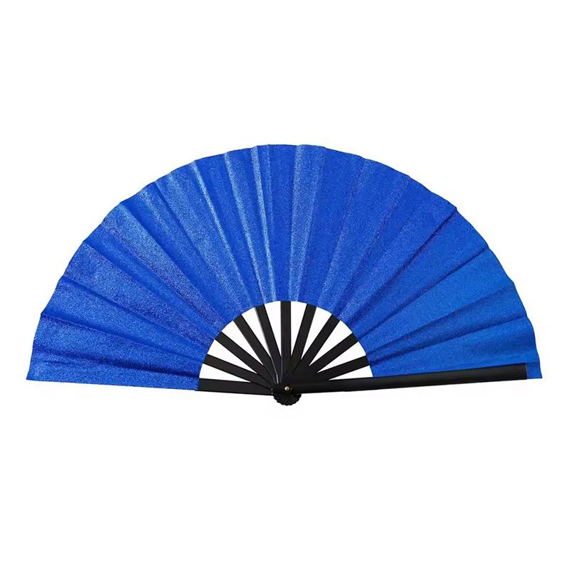 Bright Folding Fan Bright Color Rainbow Starry Sky In The Dark Festival Acting Hand Fans Women Girl Party Dancing Fan