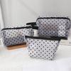 Mesh Clear Cosmetic Bags for Women Makeup Storage Organizer Bag Travel Toiletry Pencil Case Lipstick Brush Transparent Case