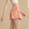Sports Shorts Cool Yoga Sports Short Skirt Women's Quick-drying Running Fitness Badminton Skirt Half Body Anti-light Tennis Culottes Women