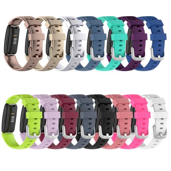 Waterproof Soft Silicone Sport Watch Band Wrist Strap Replacement Small Size for Fitbit Inspire 2