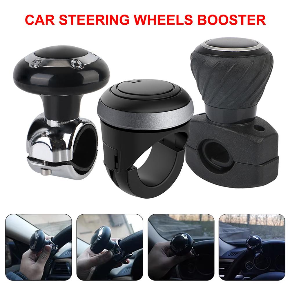 Car Steering Wheel Controller Steering Wheels Booster Hubs Rotary Ball Turning Handle Labor Saving Spinner Knob Kit Universal