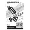 Forged Footpeg Footrest For KTM 690 Enduro R SMCR SMC R Husqvarna 701 SM Supermoto Enduro NORDEN 901 GASGAS ES/SM 700 2008-2025