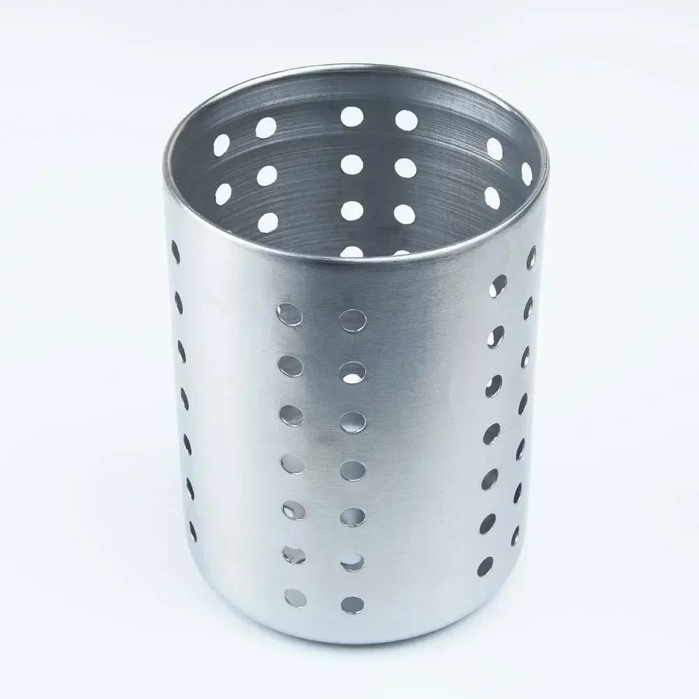 Cutlery Holder Drainer Spoon Fork Chopsticks Storage Basket Stainless Steel Rack Holder Kitchen Accessories Tools Organizer