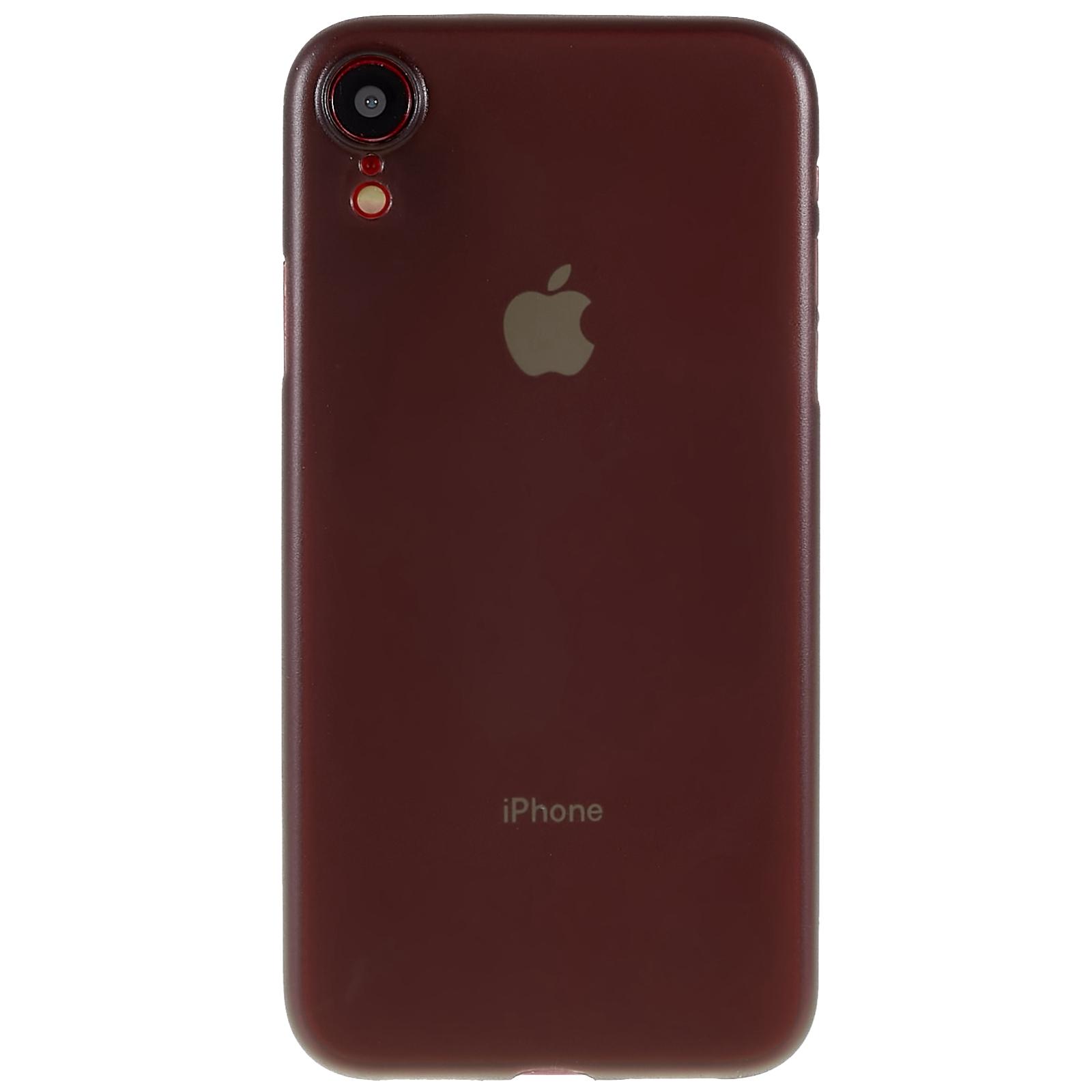

For iPhone XR 6.1 inch Ultra-Thin Matte Hard PC Case Camera Protection Shockproof Cover Transparent Black