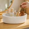 1-Pack Cotton Rope Woven Storage Basket for Home Organization