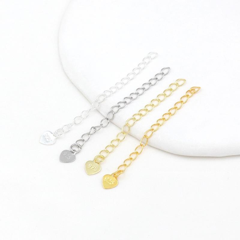 K Bag Gold Color Retention Tail Chain Extension Chain Homemade Bracelet Necklace DIY Handmade Accessories Handmade Jewelry Material D
