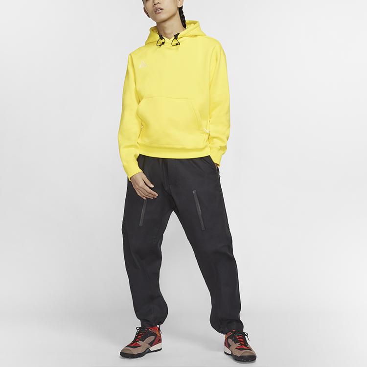 Nike ACG Series Fleece Warmth Pullover Sweatshirt Men Tops Optic-Yellow BQ7199-731