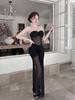 Women's Sexy Long Dress for Nightclub or Formal Wear - New Style Sauna Technician Work Clothes