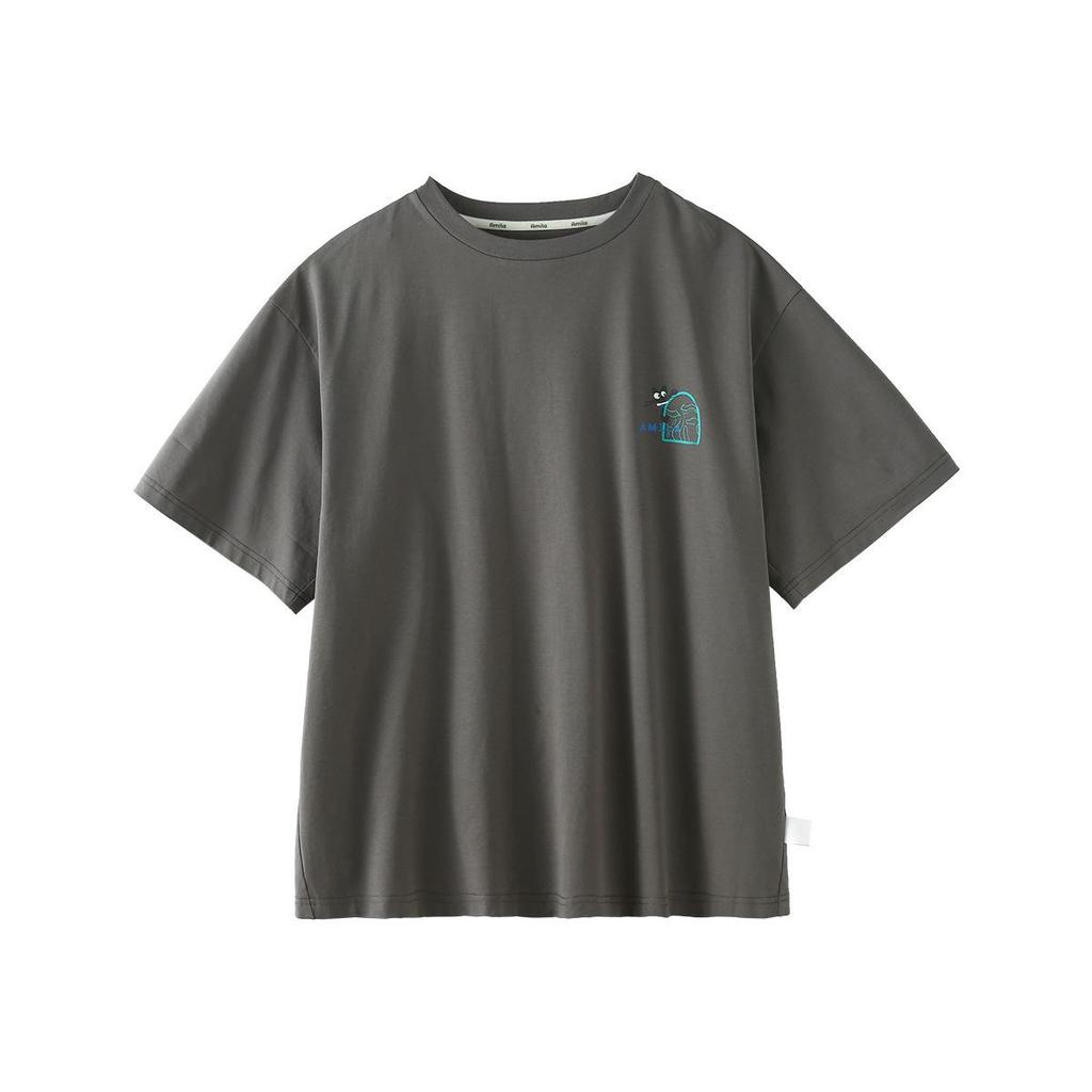 Tongbei Kids' 2024 Summer Korean Style Family T-Shirt - Simple Solid Color for Parent-Child Outfits