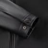 Qipai Men's Sheepskin Lapel Leather Jacket