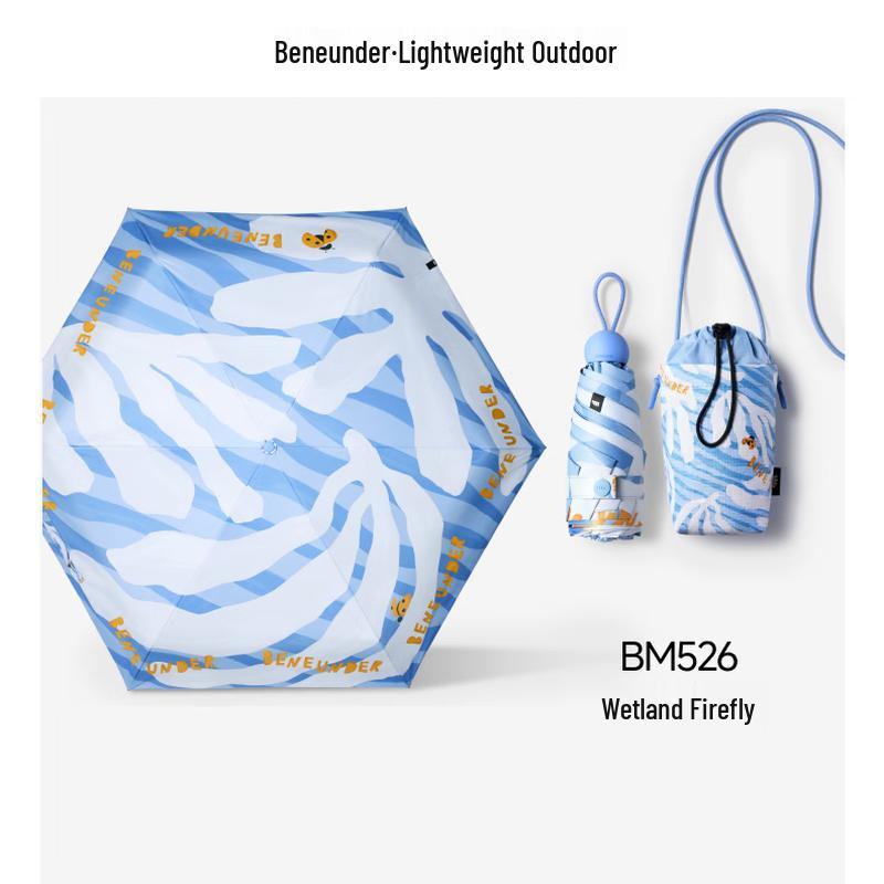 Banana Umbrella UV Protection 5-Fold Portable Sun/Rain Umbrella