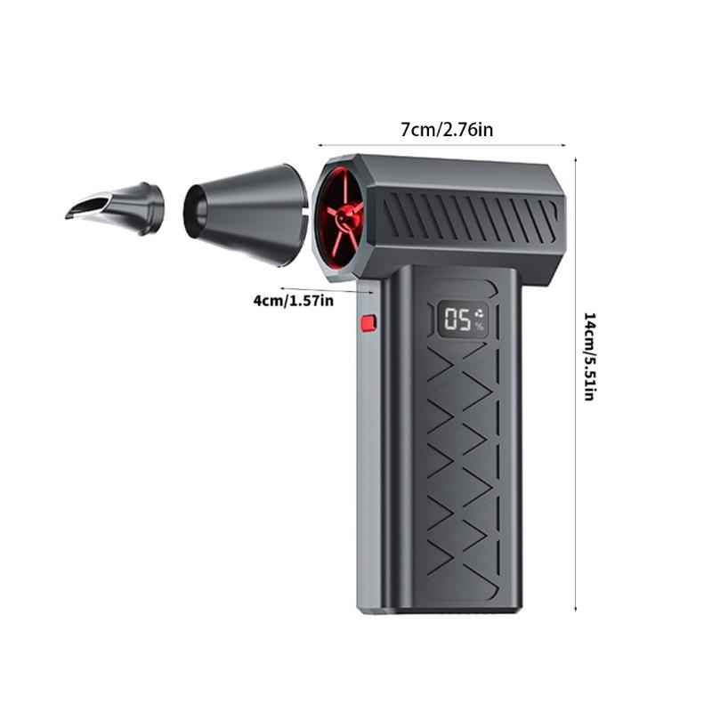 Portable Fan Blower with Adjustable Airflows Air Dusters Blower Tool for Electronics and Car Detailing