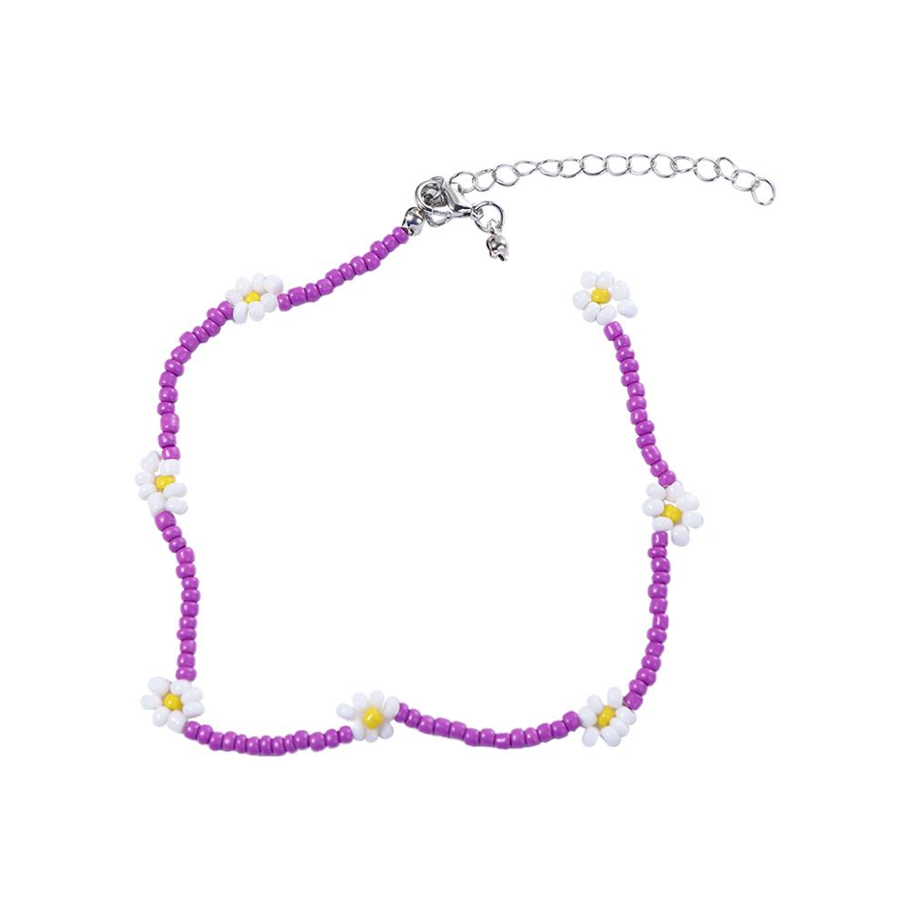 Cute New Women Jewelry Flower Party Necklace Daisy Beaded Chocker