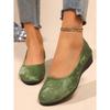 Women's Plus Size Satin Wedge Shoes Spring Retro Hong Kong Style