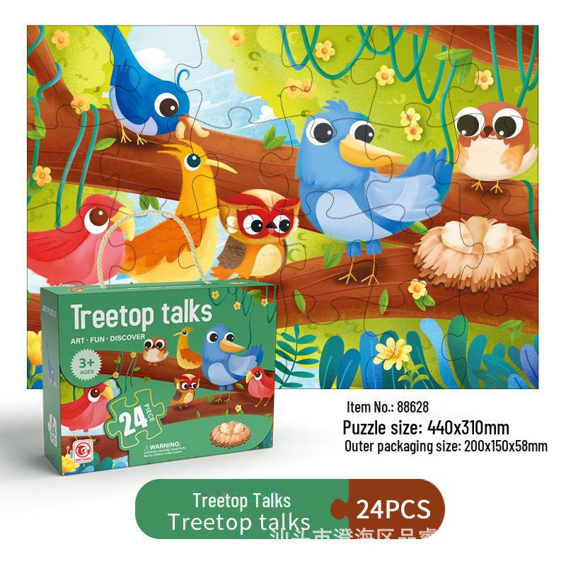 New Halloween and Christmas Children's Puzzle Educational Toys - Perfect for Baby Gifts, Birthday Presents, and Kindergarten Souvenirs.