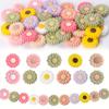 5/15PCS Multi-color Daisy Silicone Beads, 20mm, Suitable for DIY Pen Bead Bracelets, Necklaces, Keychain Accessories, Etc
