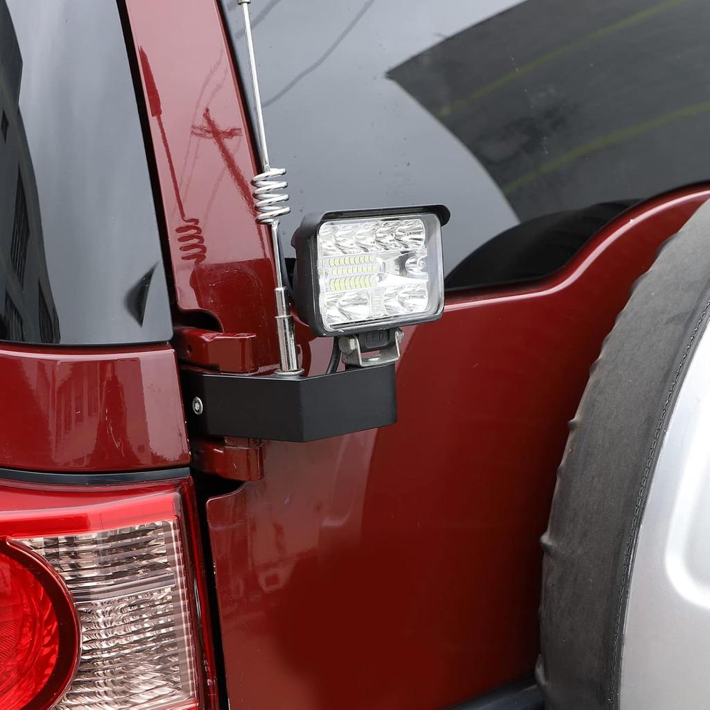 Držák antény pátých dveří a držáky pro montáž LED světla na kapotu pro Toyota FJ Cruiser 2007-2021