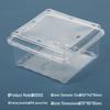Transparent Disposable Fruit Box with Lid – Food-Grade Plastic, Rectangular, Sturdy for Takeaway, Ideal for Strawberries or Cut Fruit