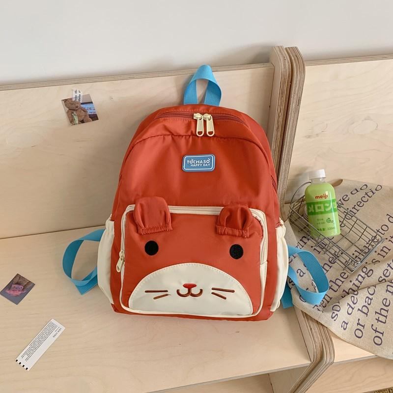 Schoolbag1011 New Backpack Lightweight Foreign Style Kindergarten Schoolbag Cartoon Cute Casual Boys and Girls Children Small Backpack