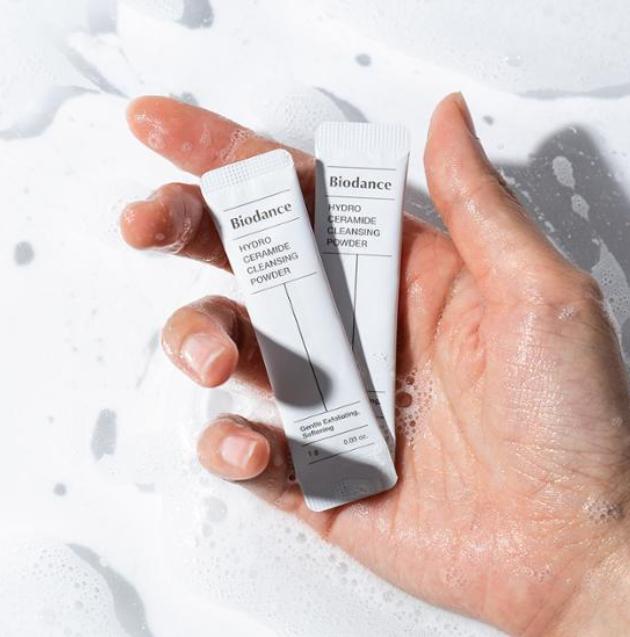 Biodance Hydro Ceramide Reinigungspuder 30 Stk. – Sanfter Pulver-zu-Schaum Reiniger
