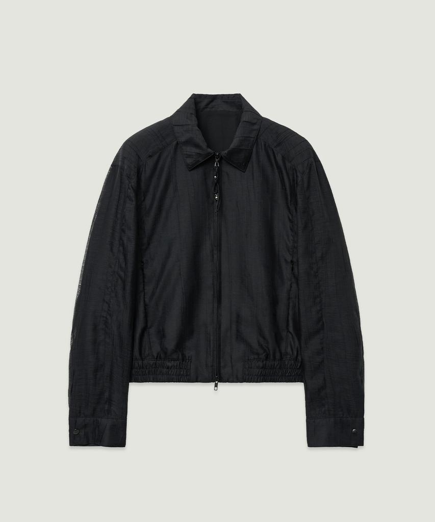 Lmood Twizzler Organza Blouson Jacket Black